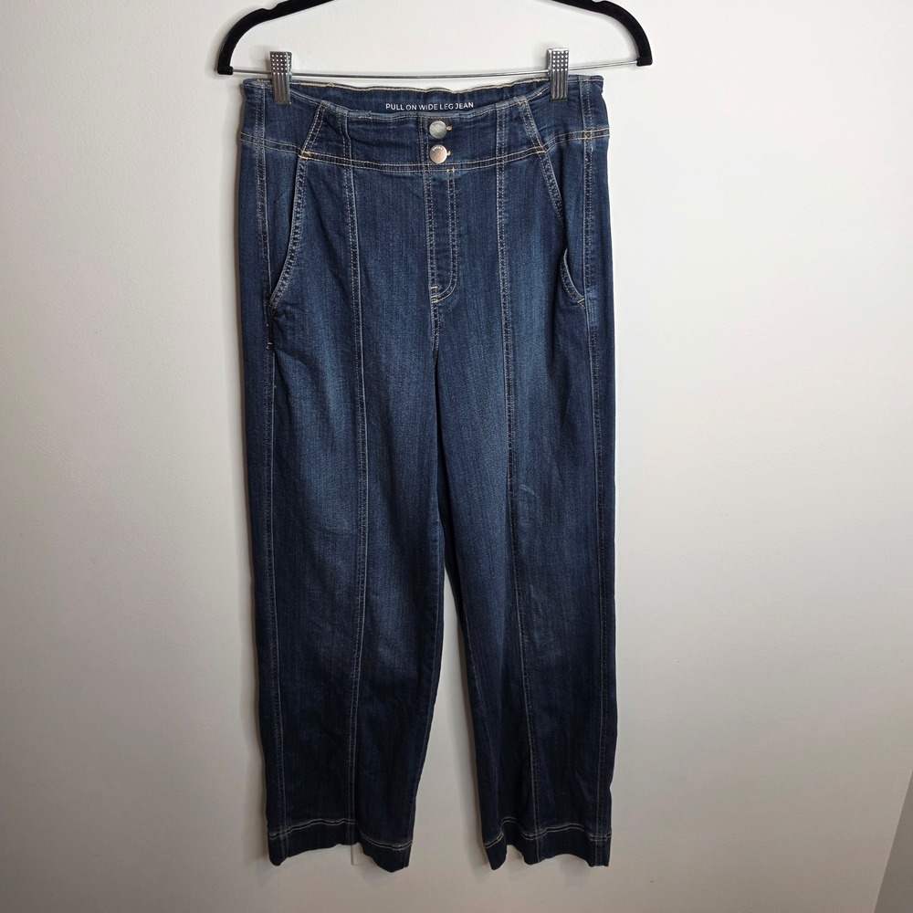 Chico's Pull On‎ Wide Leg Jean Women Size 0R 4R